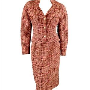 Late 80s Early 90s Authentic Chanel Skirt suit